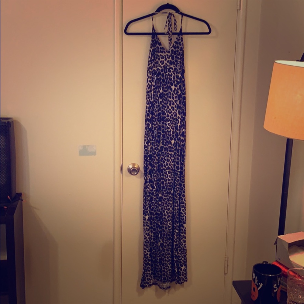 Leopard Print Maxi Dress